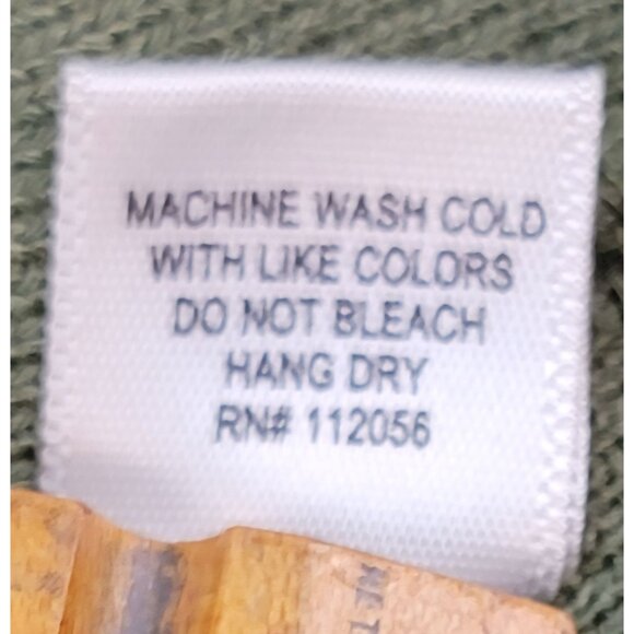 Zenana Jacket Green Long Sleeve Shawl Collar Cardigan Buttons Womens Large New - Picture 6 of 10